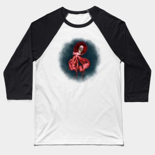 Cephalopod (red version) Baseball T-Shirt